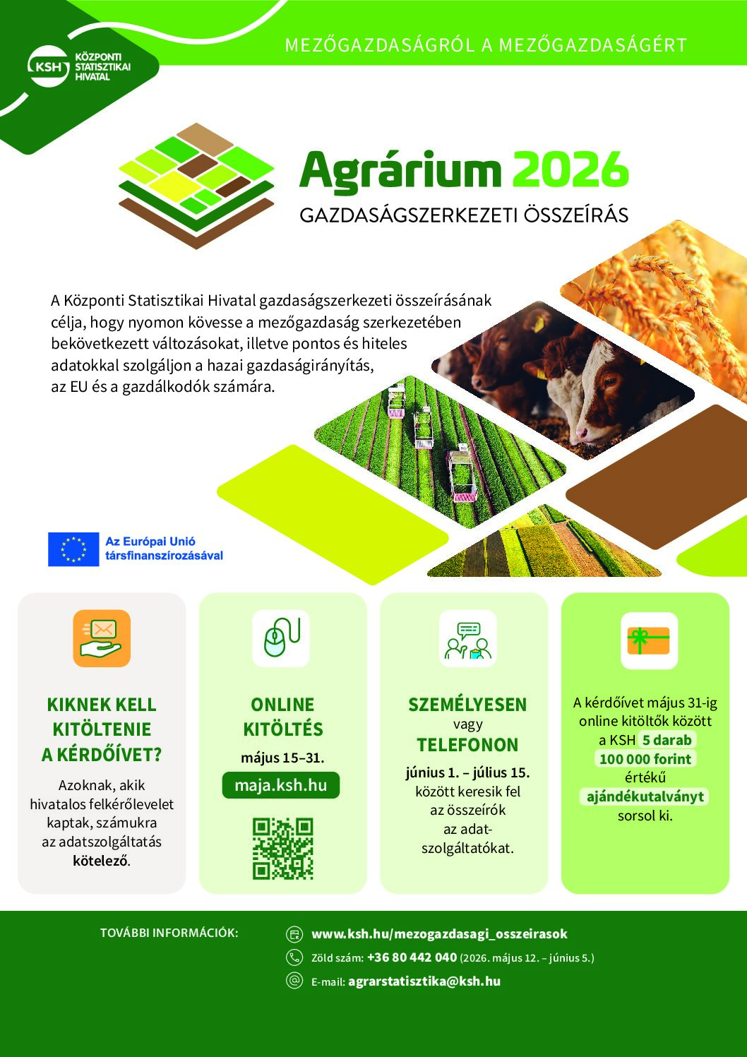 Agrarium2026_gazdaságszerkezeti összeírás_plakat